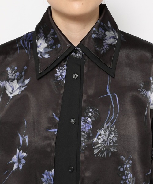 HARE(ハレ)の「Autumnflowerレイヤードデザインシャツ(HARE)(シャツ/ブラウス・レディース・レッド/ブルーパープル・FREE)」の20枚目の写真