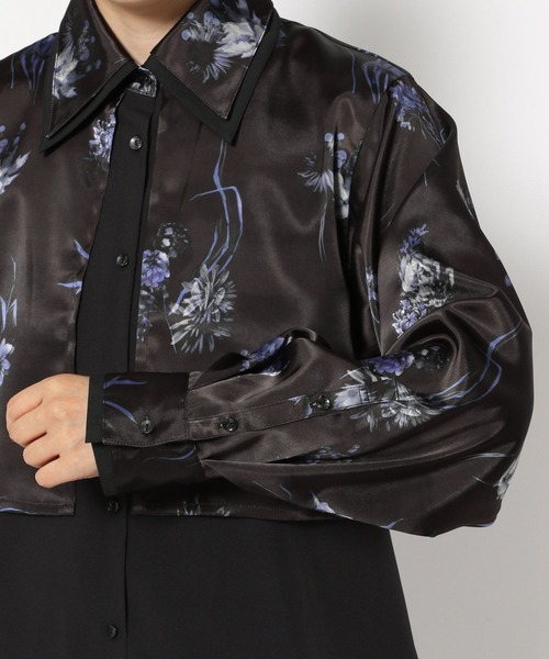 HARE(ハレ)の「Autumnflowerレイヤードデザインシャツ(HARE)(シャツ/ブラウス・レディース・レッド/ブルーパープル・FREE)」の21枚目の写真