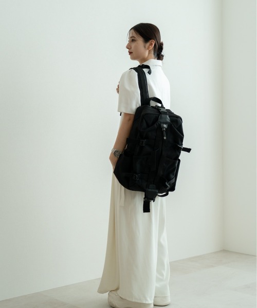 DEVICE(デバイス)の「DEVICE コーデュラ リュック(バックパック/リュック・メンズ・ブラック・FREE)」の2枚目の写真