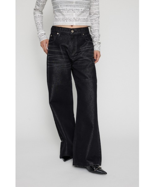 【美品】GLOW FACE ストレートデニム LAGUA GEM（ラグアジェム）の「GLOW FACE ストレートデニム（デニム