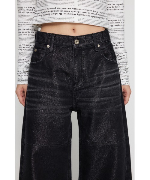 GLOW FACE ストレートデニム