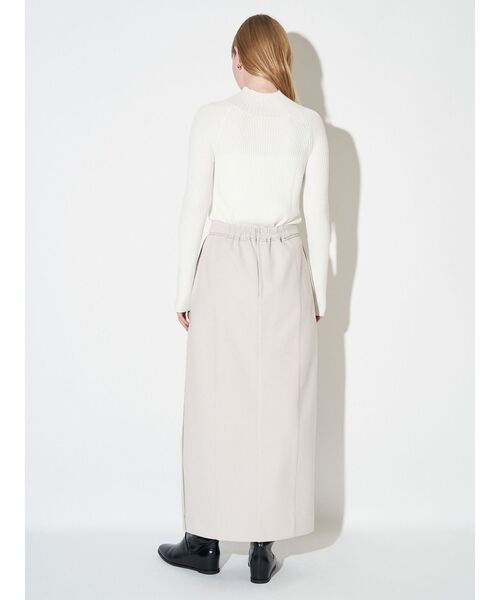 ELENDEEK（エレンディーク）の「パイピングラップスカート（スカート・レディース・アイボリー/ネイビー/グレー・02/01）」の7枚目の写真