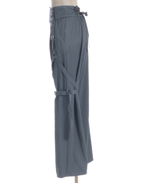 NIBBLE POISON（ニブルポイズン）の「ハーネス付ロングパンツ（その他パンツ・レディース・チャコール/ブラック・MEDIUM）」の9枚目の写真