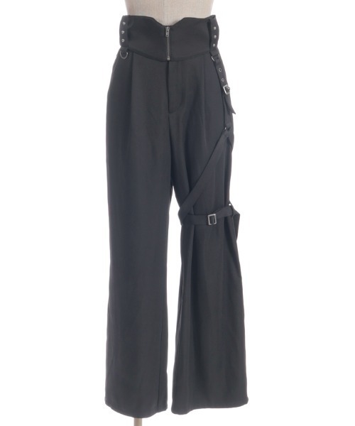 NIBBLE POISON（ニブルポイズン）の「ハーネス付ロングパンツ（その他パンツ・レディース・チャコール/ブラック・MEDIUM）」の16枚目の写真