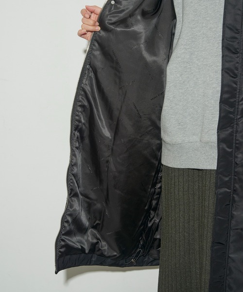 セール】【upper hights】THE U-2 LONG HOODIE ミリタリーロングコート