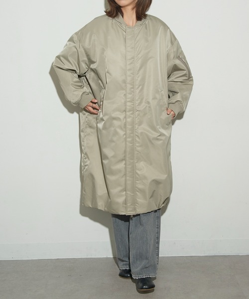 セール】【upper hights】THE U-2 LONG HOODIE ミリタリーロングコート