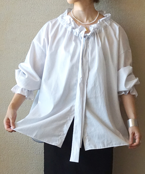 【新品】journal standard luxe ブラウス Ginny's】BL（シャツ/ブラウス）｜JOURNAL STANDARD LUXE