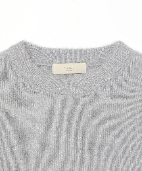 B:MING by BEAMS(ビーミングバイビームス)の「ソフト シャギー プルオーバー(ニット/セーター・レディース・ブルー系その他/ネイビー/ホワイト系その他5・ONE SIZE)」の8枚目の写真