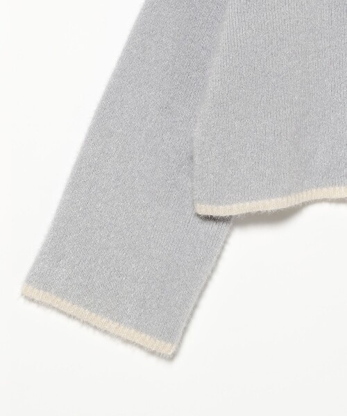 B:MING by BEAMS(ビーミングバイビームス)の「ソフト シャギー プルオーバー(ニット/セーター・レディース・ブルー系その他/ネイビー/ホワイト系その他5・ONE SIZE)」の9枚目の写真