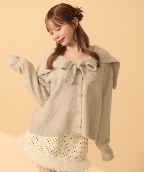 セーラーカラーカーディガン（カーディガン/ボレロ）｜TITTY&CO.（ティ