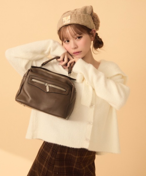 TITTY&CO.（ティティーアンドコー）の「セーラーカラーカーディガン（カーディガン/ボレロ・レディース・ブラウン/ベージュ/ピンク/アイボリー/ブルー・FREE）」の22枚目の写真