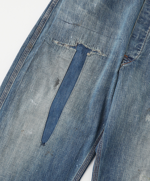 BOW WOW(バウワウ)の「BOWWOW / バウワウ LAPD PRISONER DENIM PT AGING(デニムパンツ・メンズ・サックスブルー・MEDIUM/LARGE)」の4枚目の写真