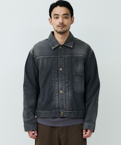 ガーメントダイ1stタイプカラーデニムジャケット