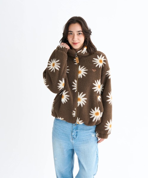 【新品】ROXY DRYFLIGHT 19K フローラル柄ジャケットSサイズ小柄 ロキシー（ROXY）（レディース）JETTY NP ジャケット 25SN