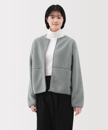 婦人　ボアフリースジャケット