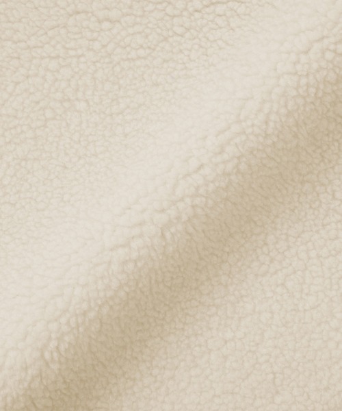 無印良品(ムジルシリョウヒン)の「婦人 ボアフリースジャケット(その他アウター・レディース・ダークネイビー/アイボリー/カーキ/ライトブルー・S/M/L/XL)」の15枚目の写真