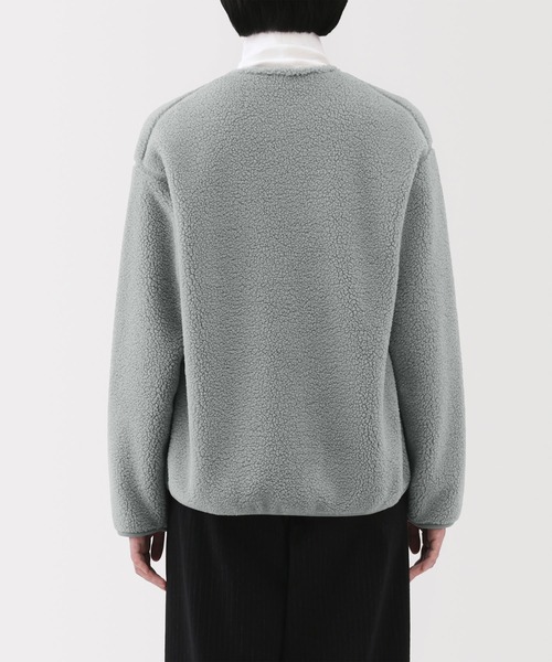 無印良品(ムジルシリョウヒン)の「婦人 ボアフリースジャケット(その他アウター・レディース・ダークネイビー/アイボリー/カーキ/ライトブルー・S/M/L/XL)」の22枚目の写真