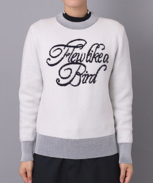 adabat（アダバット）の「【新レーベル ADABAT NAVY】 櫻井貴史コラボニット（ニット/セーター・レディース・ホワイト系/ネイビー・38/40/42）」の7枚目の写真