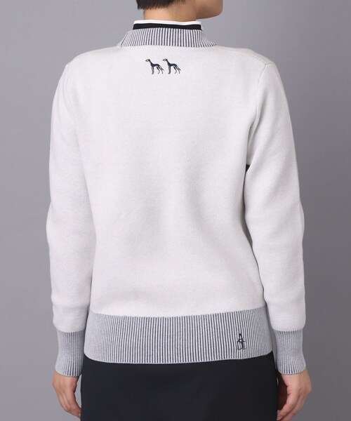 adabat（アダバット）の「【新レーベル ADABAT NAVY】 櫻井貴史コラボニット（ニット/セーター・レディース・ホワイト系/ネイビー・38/40/42）」の9枚目の写真