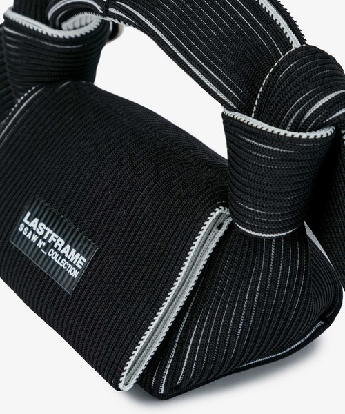 LASTFRAME（ラストフレーム）の「OBI BAG MINI（ハンドバッグ・レディース・グレー/ブラック・FREE）」の4枚目の写真