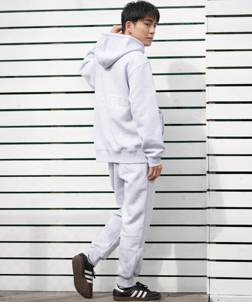 NEW ERA（ニューエラ）の「【ムラサキスポーツ限定】NEW ERA/ニューエラ OS TECH SW PRDMARK MS パーカー 14877279/14877280/14877281（パーカー・メンズ・ベージュ/グレー/ブラック・M/L/XL/2XL）」の20枚目の写真