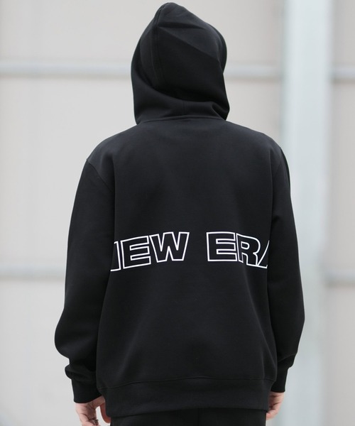 NEW ERA（ニューエラ）の「【ムラサキスポーツ限定】NEW ERA/ニューエラ OS TECH SW PRDMARK MS パーカー 14877279/14877280/14877281（パーカー・メンズ・ベージュ/グレー/ブラック・M/L/XL/2XL）」の6枚目の写真