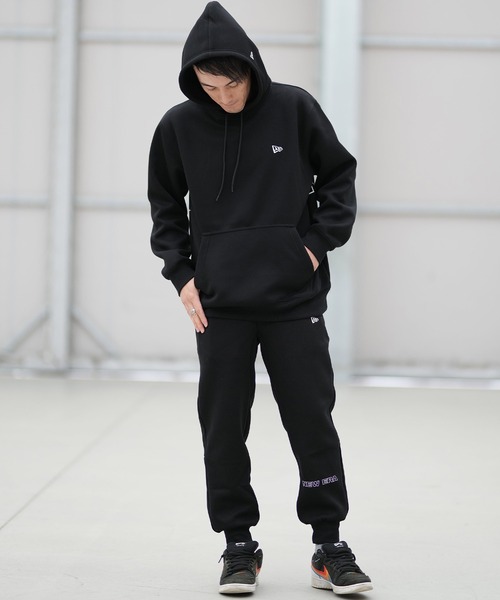 NEW ERA（ニューエラ）の「【ムラサキスポーツ限定】NEW ERA/ニューエラ OS TECH SW PRDMARK MS パーカー 14877279/14877280/14877281（パーカー・メンズ・ベージュ/グレー/ブラック・M/L/XL/2XL）」の7枚目の写真