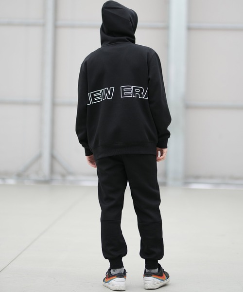 NEW ERA（ニューエラ）の「【ムラサキスポーツ限定】NEW ERA/ニューエラ OS TECH SW PRDMARK MS パーカー 14877279/14877280/14877281（パーカー・メンズ・ベージュ/グレー/ブラック・M/L/XL/2XL）」の8枚目の写真