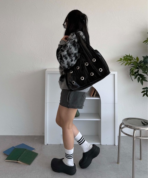 sedacle(セダクル)の「カモフラヘンリーネックニット(ニット/セーター・メンズ・ネイビー/ベージュ/グレー・LARGE/MEDIUM/SMALL)」の8枚目の写真