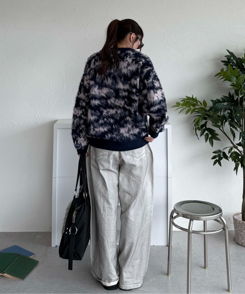 カモフラヘンリーネックニット（ニット/セーター）｜sedacle（セダクル