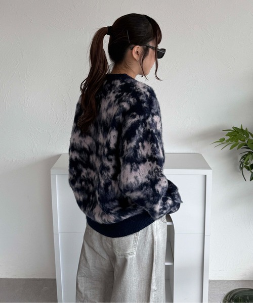 sedacle(セダクル)の「カモフラヘンリーネックニット(ニット/セーター・メンズ・ネイビー/ベージュ/グレー・LARGE/MEDIUM/SMALL)」の17枚目の写真