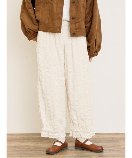 セール】【M/Lサイズ】裾スカラップかぼちゃパンツ（その他パンツ