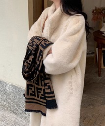 ♡フェイクファー　ロングコート　ベージュ♡ emiriawiz（エミリアウィズ）の「フェイクファーロングコート