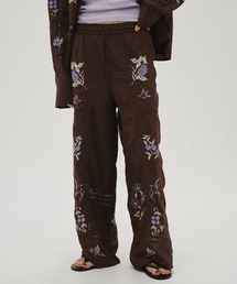 TODAYFUL(gDfCt)Embroidery Patchwork Trousers(̑pc)