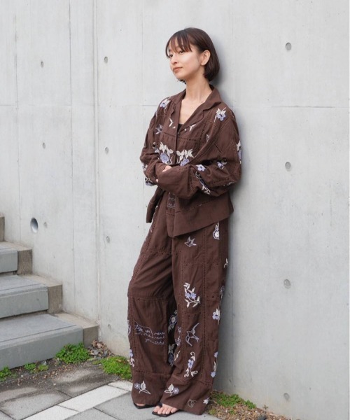 Embroidery Patchwork Trousers　todayful Embroidery Patchwork Trousers（その他パンツ）｜TODAYFUL（トゥデイ