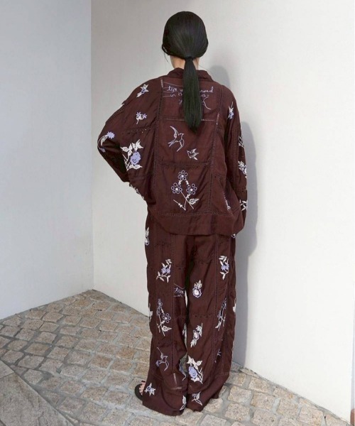 Embroidery Patchwork Trousers（その他パンツ）｜TODAYFUL（トゥデイ