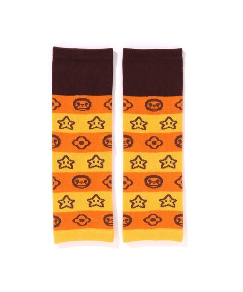 A BATHING APE(アベイシングエイプ)の「MILO FACE BABY LEG WARMERS(その他ベビー用品・キッズ・ピンク/ブルー/イエロー・FREE)」の5枚目の写真