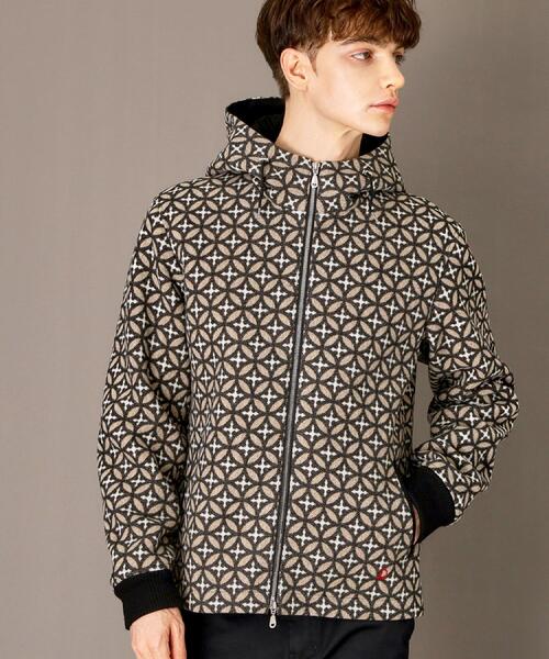 DRESSTERIOR(ドレステリア)の「オーバーラップサークル ウールジャカードパーカー(ブルゾン・メンズ・ベージュ系・90/91/92)」の7枚目の写真