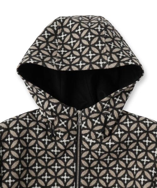 DRESSTERIOR(ドレステリア)の「オーバーラップサークル ウールジャカードパーカー(ブルゾン・メンズ・ベージュ系・90/91/92)」の15枚目の写真