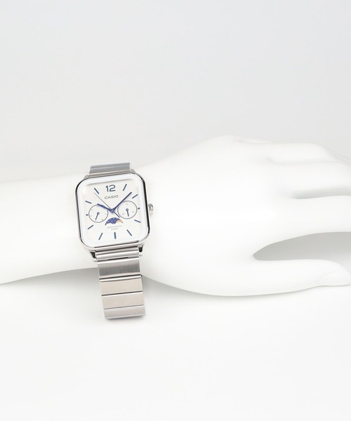 CASIO(カシオ)の「CASIO Collection / ムーンフェイズ / MTP-M305D-7AJF(アナログ腕時計・メンズ・ホワイト×シルバー・FREE)」の11枚目の写真