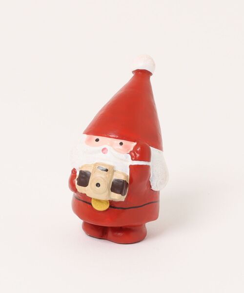 【サンタ様　オーダー出品ページ】　キャンディレッド　ラメ　三つボタン カヴェリクリスマス サンタカメラ（インテリア雑貨）｜MAZEMAZE