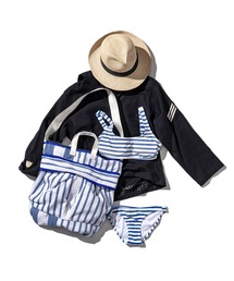 STRIPED TOWEL HELMET BAG