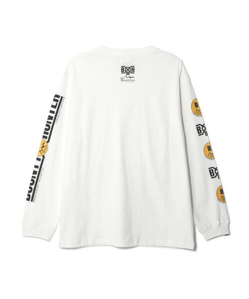 BOUNTY HUNTER（バウンティーハンター）の「MANASTASH/マナスタッシュ　BOUNTY HUNTER L/S TEE（Tシャツ/カットソー・メンズ・ブラック/ホワイト・XL/M/L）」の2枚目の写真