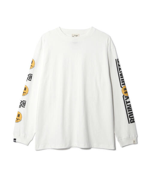 BOUNTY HUNTER（バウンティーハンター）の「MANASTASH/マナスタッシュ　BOUNTY HUNTER L/S TEE（Tシャツ/カットソー・メンズ・ブラック/ホワイト・XL/M/L）」の4枚目の写真