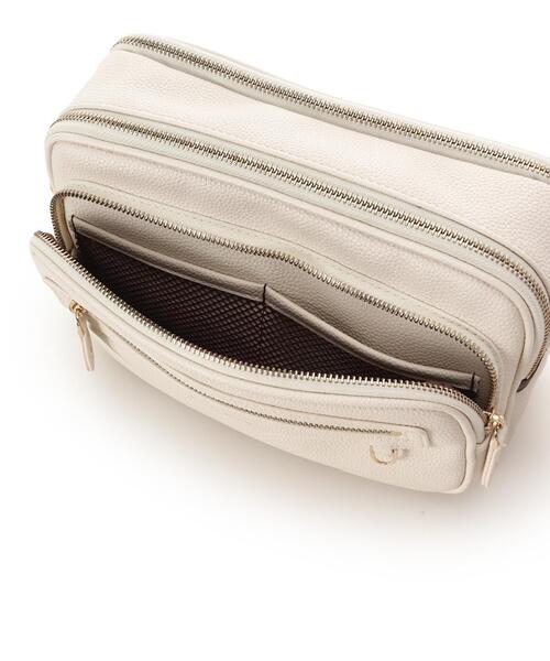 Samantha Thavasa（サマンサタバサ）の「カジュアルテイストスクエアショルダーバッグ（ショルダーバッグ・レディース・グレイッシュベージュ/ブラック/オフホワイト・FREE）」の15枚目の写真