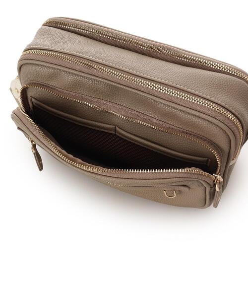 Samantha Thavasa（サマンサタバサ）の「カジュアルテイストスクエアショルダーバッグ（ショルダーバッグ・レディース・グレイッシュベージュ/ブラック/オフホワイト・FREE）」の9枚目の写真