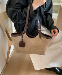 【B.A.G】スエード ミニトートバッグ