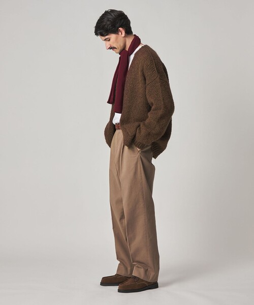 Steven Alan(スティーブンアラン)の「<TRICOTS JEAN MARC × Steven Alan> NATHAN/カーディガン(カーディガン/ボレロ・メンズ・ダークブラウン/ダークグレー・L/M)」の4枚目の写真