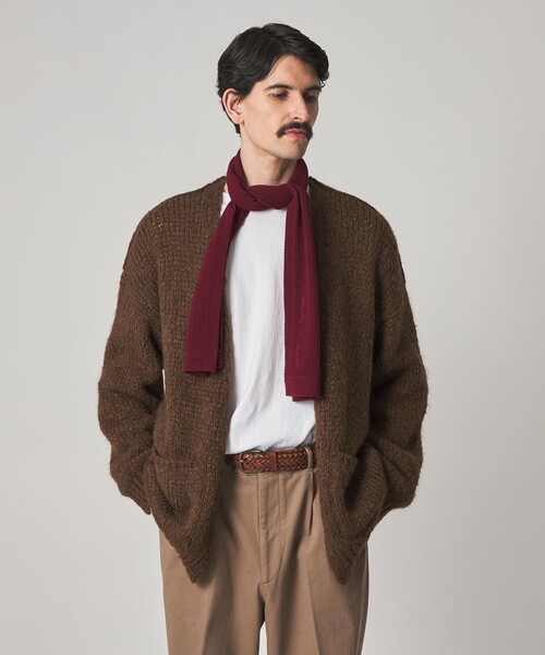 Steven Alan(スティーブンアラン)の「<TRICOTS JEAN MARC × Steven Alan> NATHAN/カーディガン(カーディガン/ボレロ・メンズ・ダークブラウン/ダークグレー・L/M)」の5枚目の写真