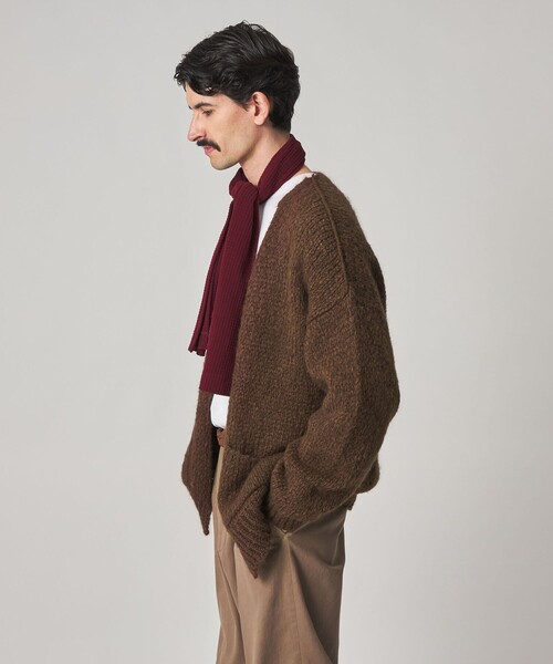 Steven Alan(スティーブンアラン)の「<TRICOTS JEAN MARC × Steven Alan> NATHAN/カーディガン(カーディガン/ボレロ・メンズ・ダークブラウン/ダークグレー・L/M)」の6枚目の写真